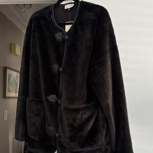 Universal Thread Black Teddy Jacket